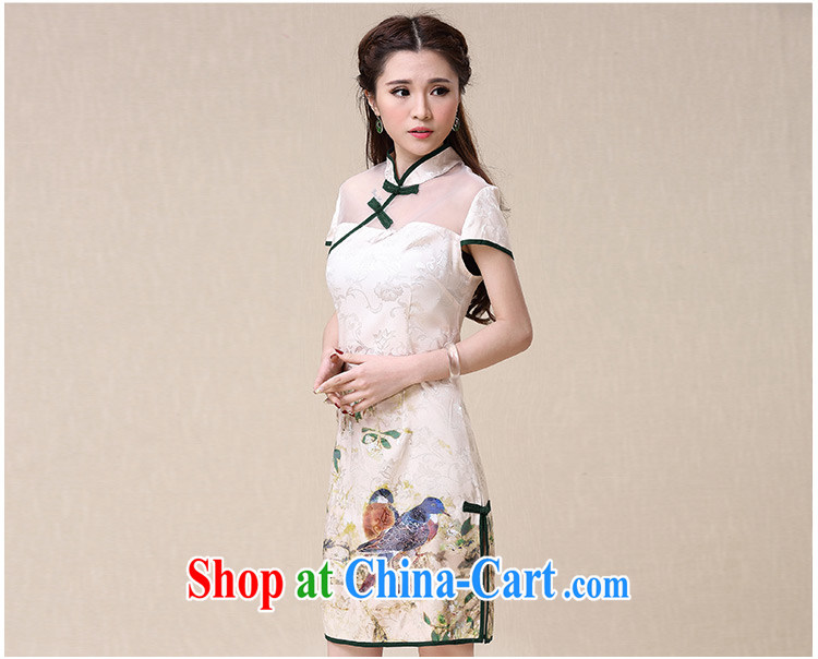 Yue loved Jacob (YUEAIYA) 2015 summer New China wind National wind beauty and elegant dresses cheongsam dress DR 89,523 picture color XXL pictures, price, brand platters! Elections are good character, the national distribution, so why buy now enjoy more preferential! Health