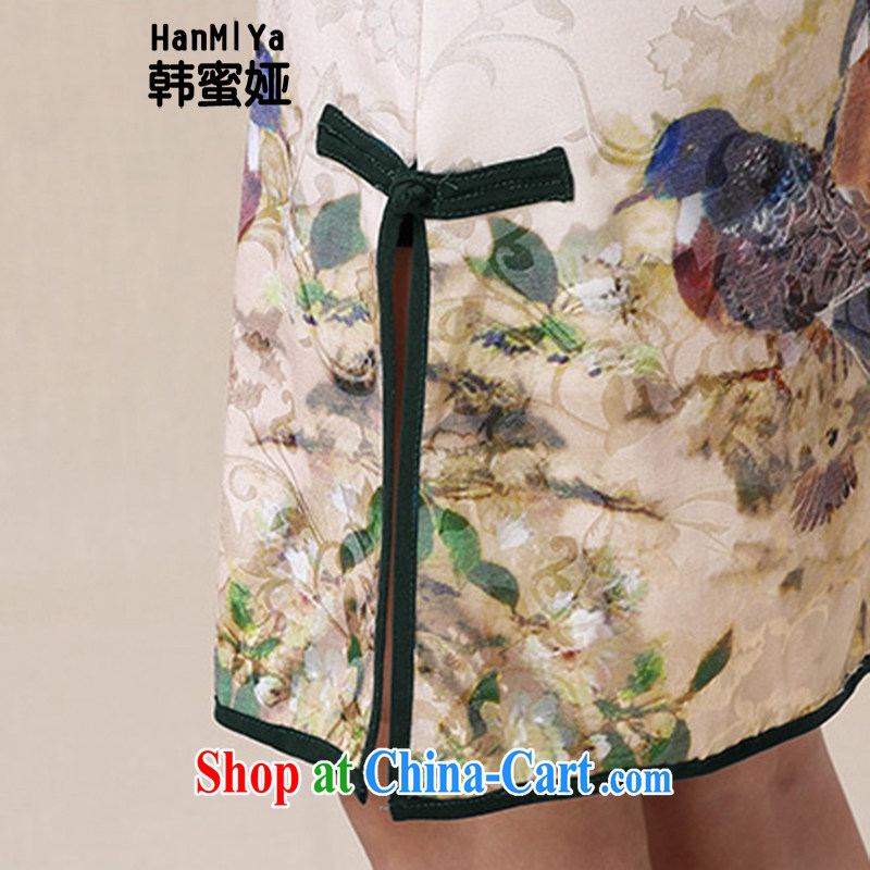 Korean honey Julia (HanMiYa) 2015 summer New China wind National wind beauty and elegant dresses cheongsam dress DR 89,523 picture color XXL, Korea honey Julia (HanMiYa), online shopping
