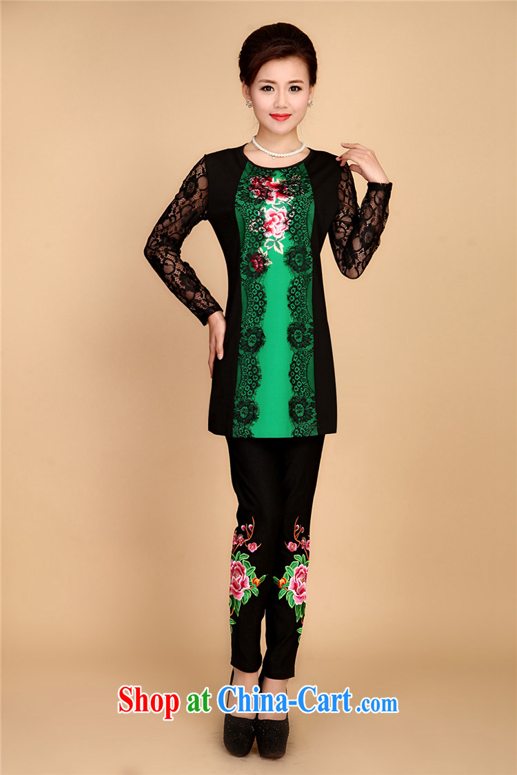 Become familiar with the Chinese National wind women improved cheongsam T-shirt China wind, lace long-sleeved Chinese package summer New Beauty shawl solid T-shirt MOM Kit red 4 XL pictures, price, brand platters! Elections are good character, the national distribution, so why buy now enjoy more preferential! Health