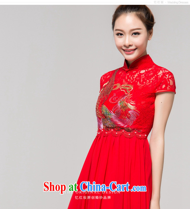 Recall that the red makeup high waist pregnant women long dresses, bridal Wedding Fashion improved cheongsam dress bows beauty graphics thin Q 13,671 red XL pictures, price, brand platters! Elections are good character, the national distribution, so why buy now enjoy more preferential! Health