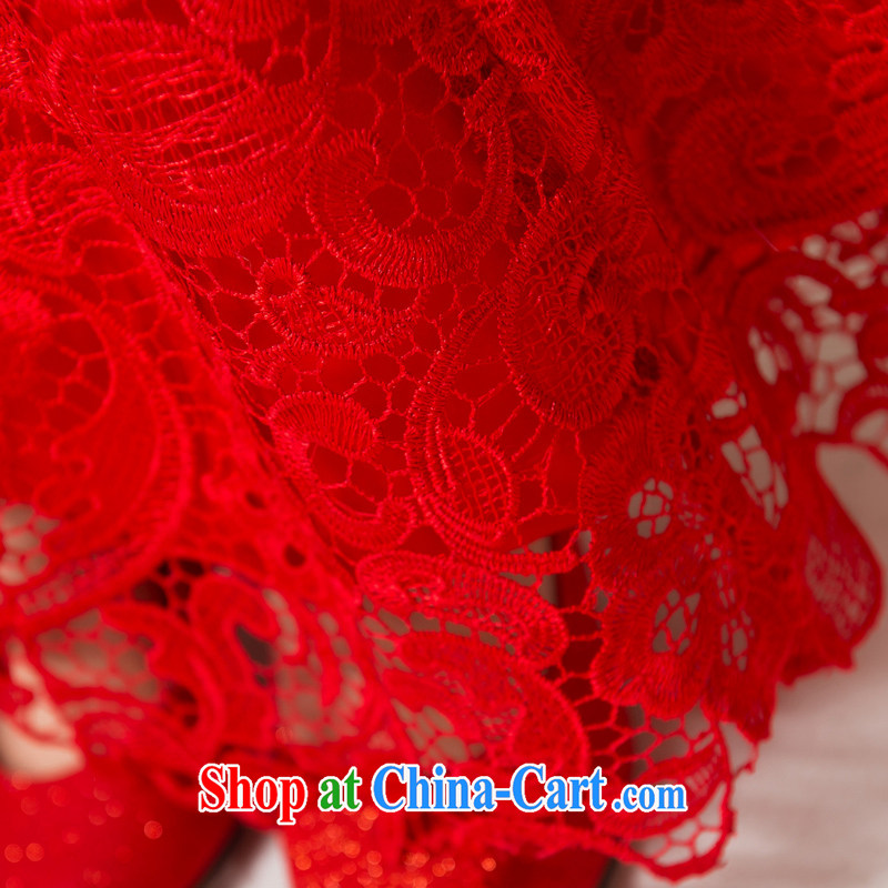 Recall that the red makeup bridal dresses spring and summer bridal toast clothing wedding dress red long lace antique dresses Q 13,614 red XL, recalling that the red makeup, shopping on the Internet