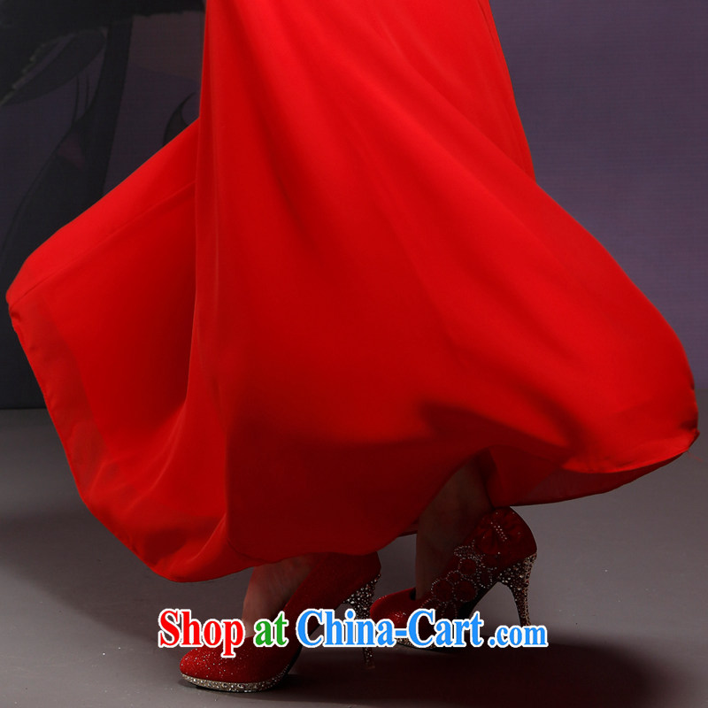 Recall that the red makeup new Chinese wedding ceremony clothing long-sleeved qipao improved stylish bridal toast clothing cheongsam dress Q 14,717 red M, recalling that the red makeup, shopping on the Internet