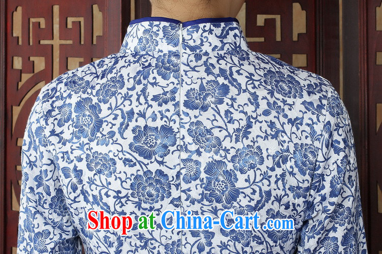Take the female outfit New Chinese blue and white porcelain with improved Chinese classical beauty cuff in everyday dresses skirts as the color 2 XL pictures, price, brand platters! Elections are good character, the national distribution, so why buy now enjoy more preferential! Health