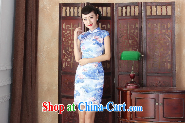 Dan smoke new summer dresses women's clothing everyday Chinese improved retro dresses cotton stamp duty cultivating short dresses such as the color 2 XL pictures, price, brand platters! Elections are good character, the national distribution, so why buy now enjoy more preferential! Health