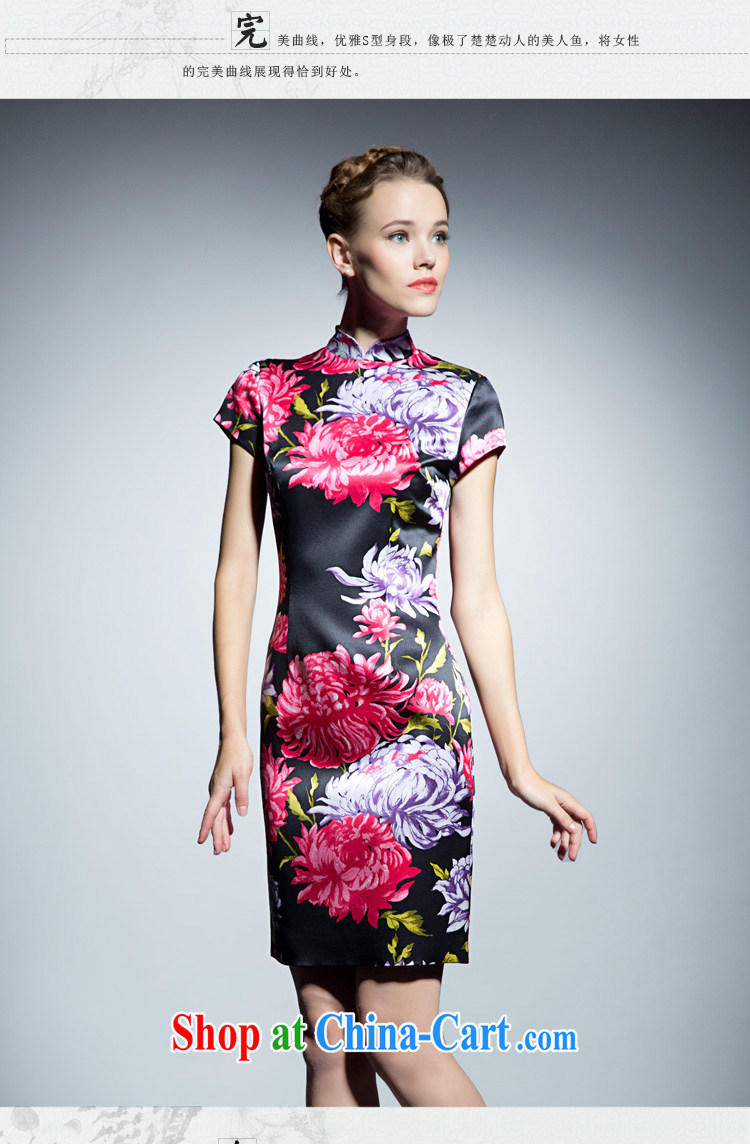 The Cayman 2015 New Silk sauna Silk Cheongsam, stamp duty for Daisy XL pictures, price, brand platters! Elections are good character, the national distribution, so why buy now enjoy more preferential! Health