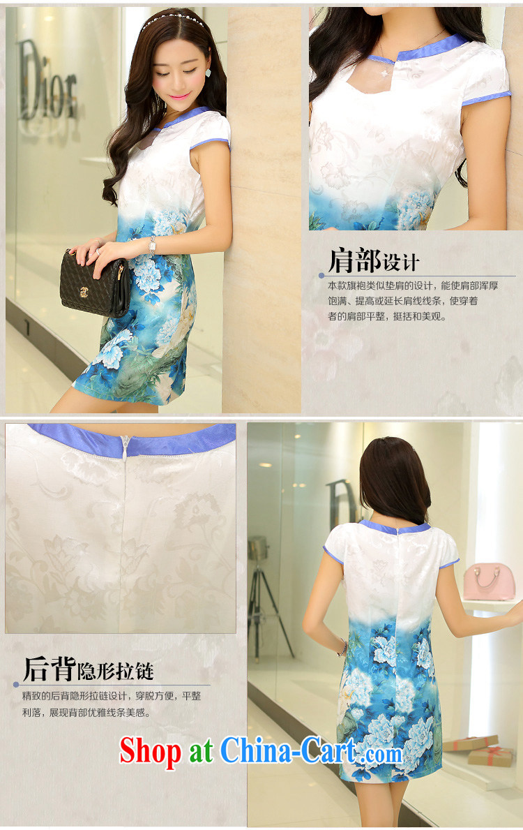 O - Star 2015 female new Ethnic Wind Chinese Chinese stamp ink retro beauty style graphics thin package and cheongsam dress water color XL pictures, price, brand platters! Elections are good character, the national distribution, so why buy now enjoy more preferential! Health