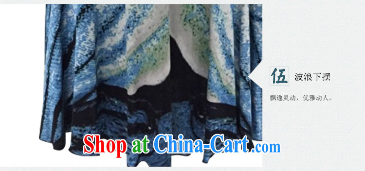 The Cayman 2015 new stylish robes sauna beauty Silk Cheongsam elegant blue butterfly dress L pictures, price, brand platters! Elections are good character, the national distribution, so why buy now enjoy more preferential! Health