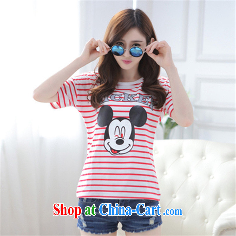 Black butterfly 2015 summer new short-sleeved Cubs cotton female T-shirt graphics thin female Korean 8861 BMW blue XXL, A . J . BB, shopping on the Internet