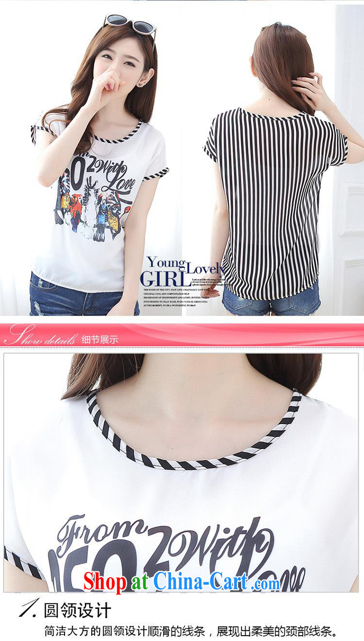 Black butterfly 2015 summer new, larger stamp duty short-sleeved snow woven shirts female T shirt graphics thin female Korean 8865 photo color XXL pictures, price, brand platters! Elections are good character, the national distribution, so why buy now enjoy more preferential! Health