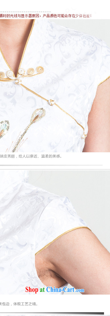 The sheep summer dresses spring 2015 new dress, elegant style dinner dress cheongsam embroidery Phoenix short-sleeved summer blue Phoenix L pictures, price, brand platters! Elections are good character, the national distribution, so why buy now enjoy more preferential! Health
