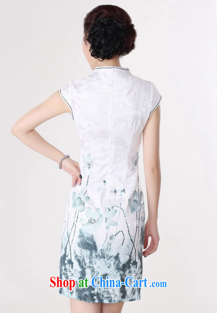 Dan smoke-free summer new cheongsam Chinese female Chinese improved, for pure cotton hand-painted retro short cheongsam dress such as the color 2 XL pictures, price, brand platters! Elections are good character, the national distribution, so why buy now enjoy more preferential! Health