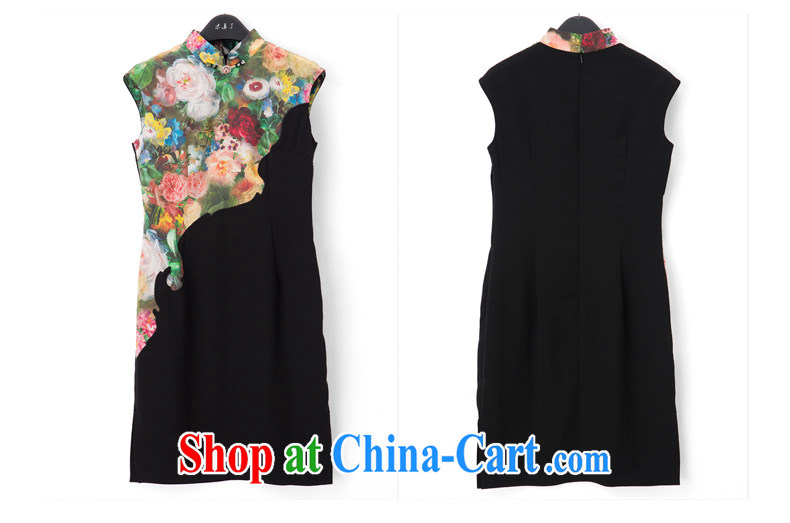 Wood is really the MOZEN 2015 spring and summer new Chinese, for cultivating silk stamp affixed, embroidery cheongsam 43,086 01 black XXL (A) pictures, price, brand platters! Elections are good character, the national distribution, so why buy now enjoy more preferential! Health
