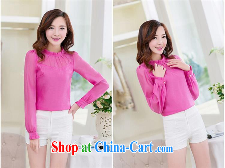 Qin Qing store 2015 spring and summer new female Korean East Gate stacks for a solid color and snow-woven solid shirt ladies of red XL pictures, price, brand platters! Elections are good character, the national distribution, so why buy now enjoy more preferential! Health