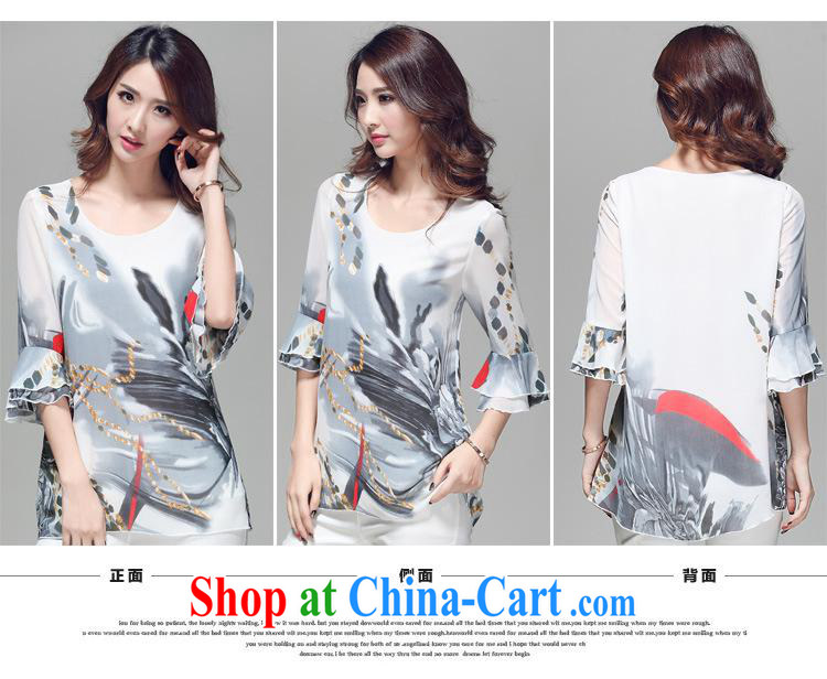 2015 summer new, larger female thick mm video thin fine paintings snow stamp duty woven shirts horn cuff T shirt fancy XXXXL pictures, price, brand platters! Elections are good character, the national distribution, so why buy now enjoy more preferential! Health