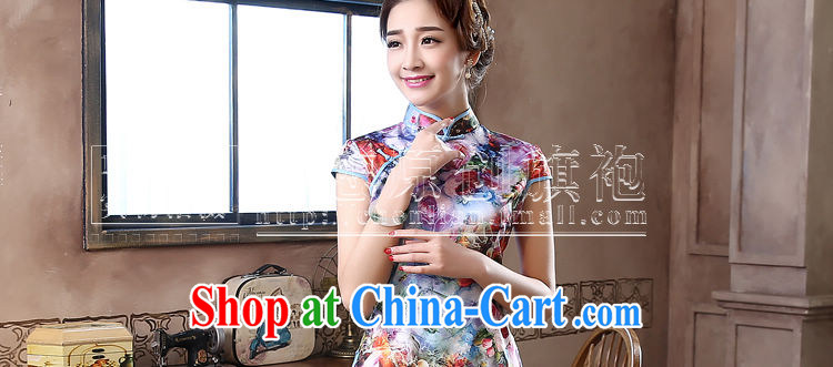 Morning dresses, new summer retro short improved stylish Chinese qipao shirt short-sleeved European root yarn embroidered black XL pictures, price, brand platters! Elections are good character, the national distribution, so why buy now enjoy more preferential! Health