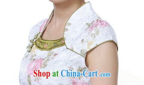 Take the Chinese cheongsam dress summer wear new Chinese Dress improved version every day, for jacquard cotton short dresses such as the color 2 XL pictures, price, brand platters! Elections are good character, the national distribution, so why buy now enjoy more preferential! Health