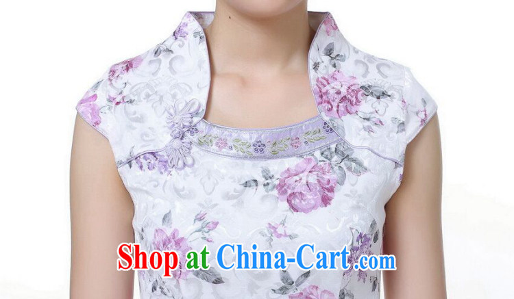 Take the cheongsam Tang Women's clothes summer new Chinese Dress improved version, for jacquard cotton short cheongsam dress such as the color 2 XL pictures, price, brand platters! Elections are good character, the national distribution, so why buy now enjoy more preferential! Health
