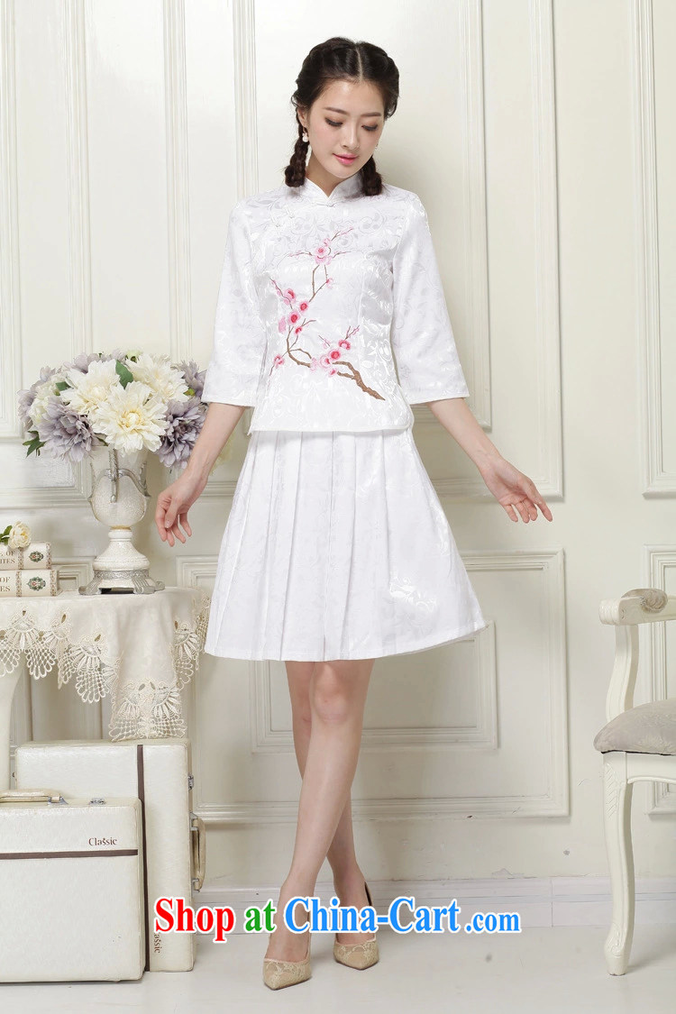Frank, Michael 2015 spring and summer new female Chinese qipao day dresses high-end retro style two-part kit 1125 pink XXL pictures, price, brand platters! Elections are good character, the national distribution, so why buy now enjoy more preferential! Health
