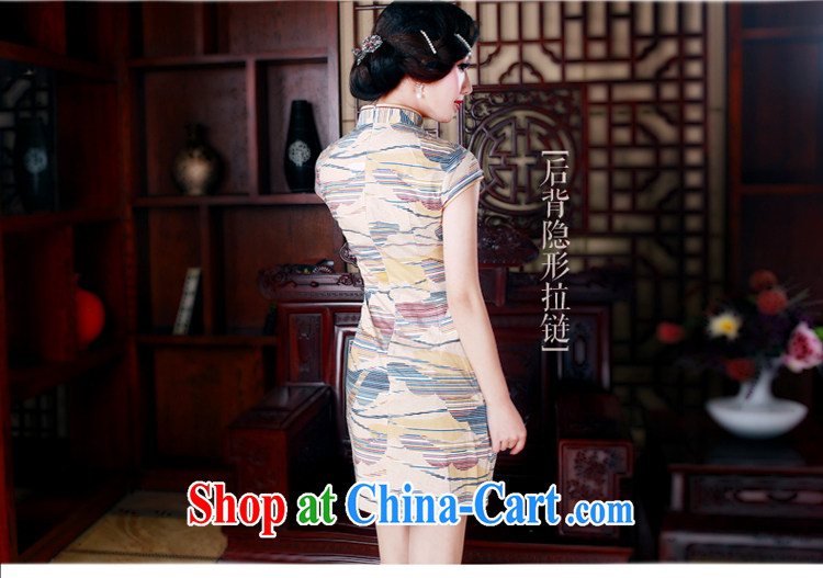 Ruyi style in a new, improved 2015 cheongsam dress stylish stamp duty cotton day dresses dress suits 5103 XL pictures, price, brand platters! Elections are good character, the national distribution, so why buy now enjoy more preferential! Health