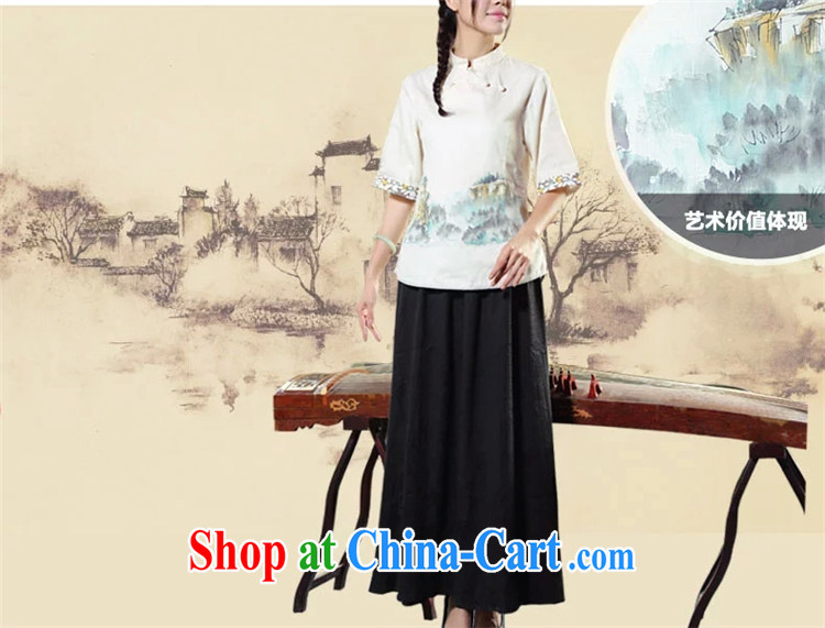 Mr Henry Tang, Id al-Fitr Chinese style dress cheongsam shirt improved Han-chinese Chinese Antique summer tea service units the tea service was the color XL pictures, price, brand platters! Elections are good character, the national distribution, so why buy now enjoy more preferential! Health