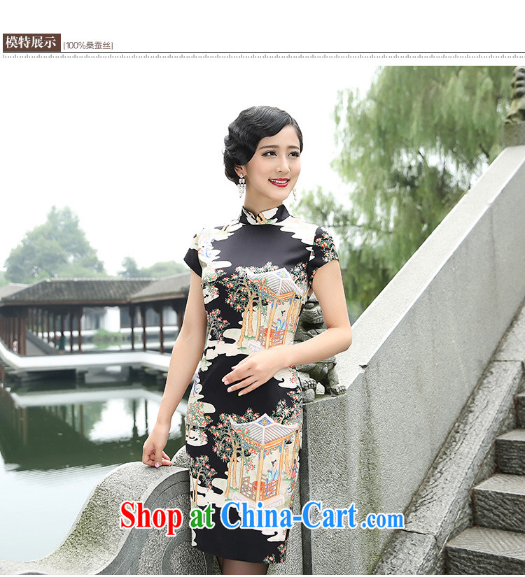 The Cayman 2015 new stylish robes sauna silk fine stamp beauty and elegant qipao fairies picker peach purple XL pictures, price, brand platters! Elections are good character, the national distribution, so why buy now enjoy more preferential! Health