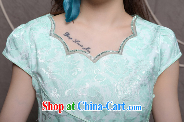to Lin, summer 2015 new high-end antique ethnic stylish Chinese qipao dress beauty graphics thin dresses qipao 9902 violet S pictures, price, brand platters! Elections are good character, the national distribution, so why buy now enjoy more preferential! Health