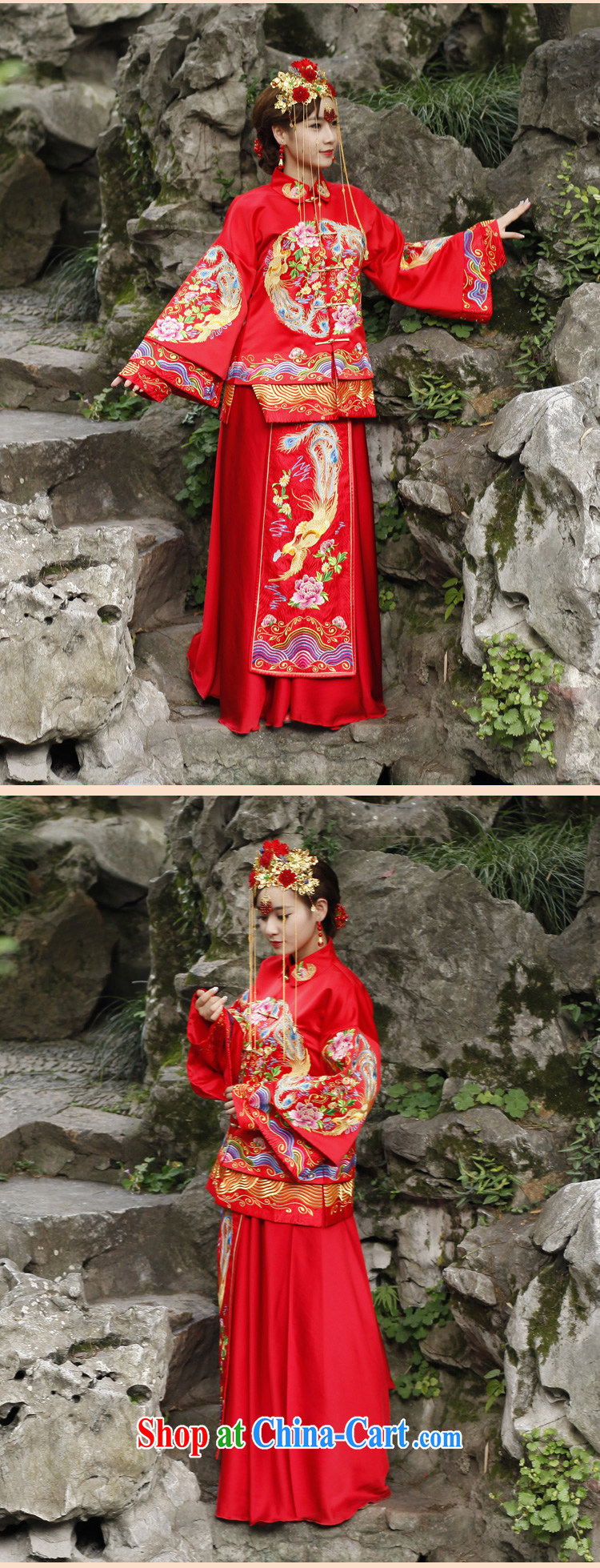 Show Groups family groups show their Su-wo service bridal gown Chinese wedding dress 2015 New Red bows married Yi retro dresses show kimono red XS, pictures, price, brand platters! Elections are good character, the national distribution, so why buy now enjoy more preferential! Health