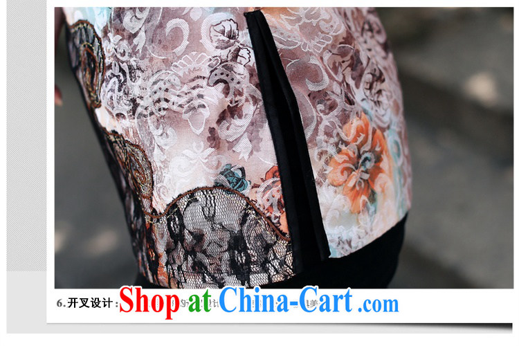 Jin Bai, Mrs Tang replace summer improved cheongsam shirt retro lace stamp duty cotton the female Chinese National wind dress L pictures, price, brand platters! Elections are good character, the national distribution, so why buy now enjoy more preferential! Health