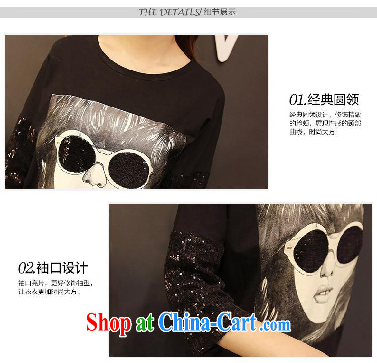 Qin Qing store T shirts women 2015 summer new female Korean version has been in the barrel for solid, 7 cuff T shirt black YDBW 6618 XL pictures, price, brand platters! Elections are good character, the national distribution, so why buy now enjoy more preferential! Health