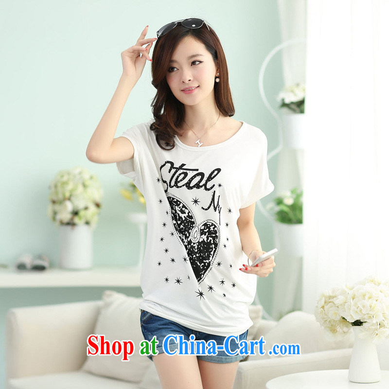 Qin Qing store Korean female short-sleeved T T-shirts summer 2015 New Beauty boutique hot drill letter T 桖 female white bbjy 1235 are code