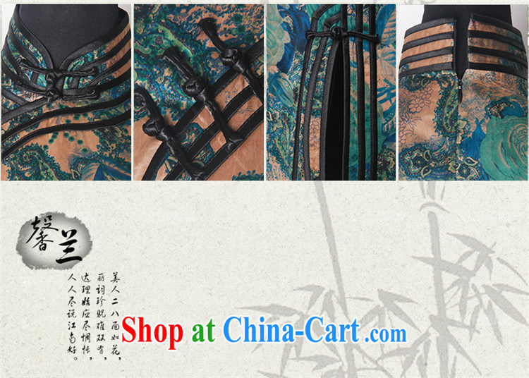 Leisure facilities, high-end new Hong Kong cloud dresses cheongsam dress Silk Dresses and stylish summer improved antique cheongsam dress suit 5243 S pictures, price, brand platters! Elections are good character, the national distribution, so why buy now enjoy more preferential! Health