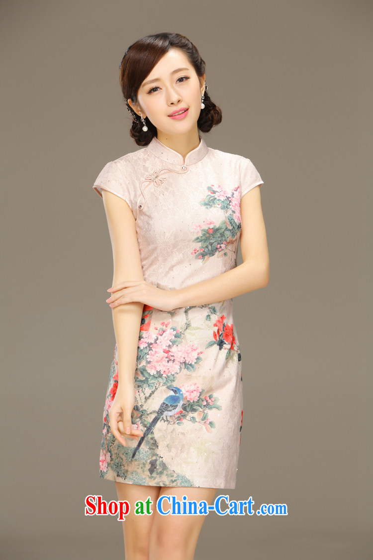 Slim li know dance fall 2015 spring and summer new retro improved stylish daily short-sleeve dresses style dresses QLZ Q 15 6027 Dance Off XXL pictures, price, brand platters! Elections are good character, the national distribution, so why buy now enjoy more preferential! Health