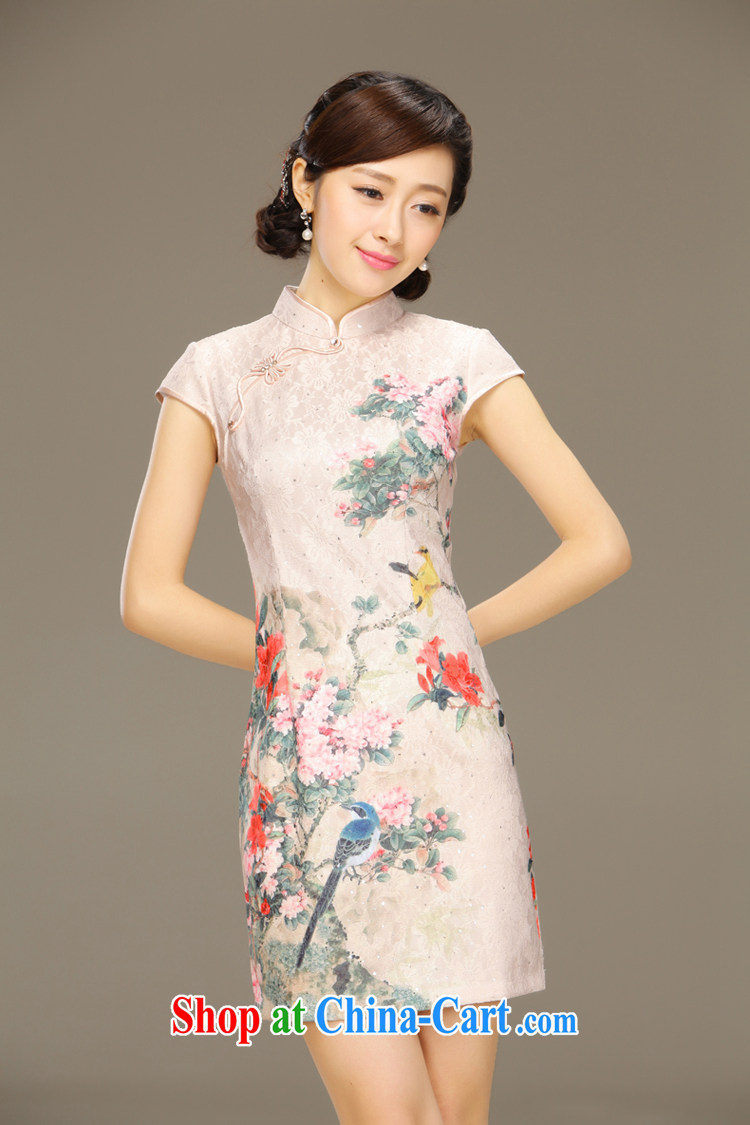 Slim li know dance fall 2015 spring and summer new retro improved stylish daily short-sleeve dresses style dresses QLZ Q 15 6027 Dance Off XXL pictures, price, brand platters! Elections are good character, the national distribution, so why buy now enjoy more preferential! Health