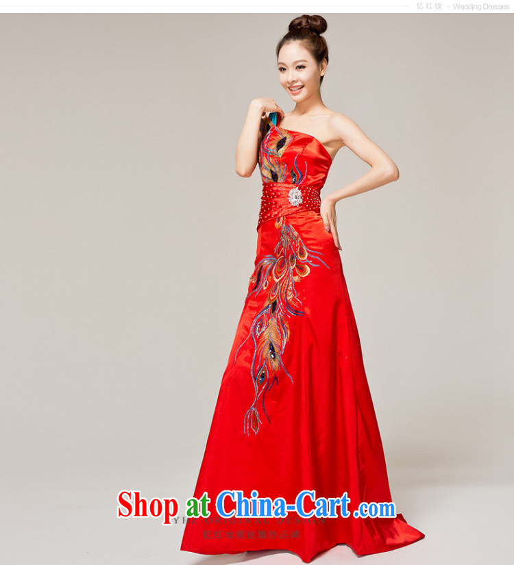 Recall that the red makeup and stylish single shoulder wedding dresses red spring and summer bridal toast serving Chinese qipao long dress Q 12,059 red XL pictures, price, brand platters! Elections are good character, the national distribution, so why buy now enjoy more preferential! Health