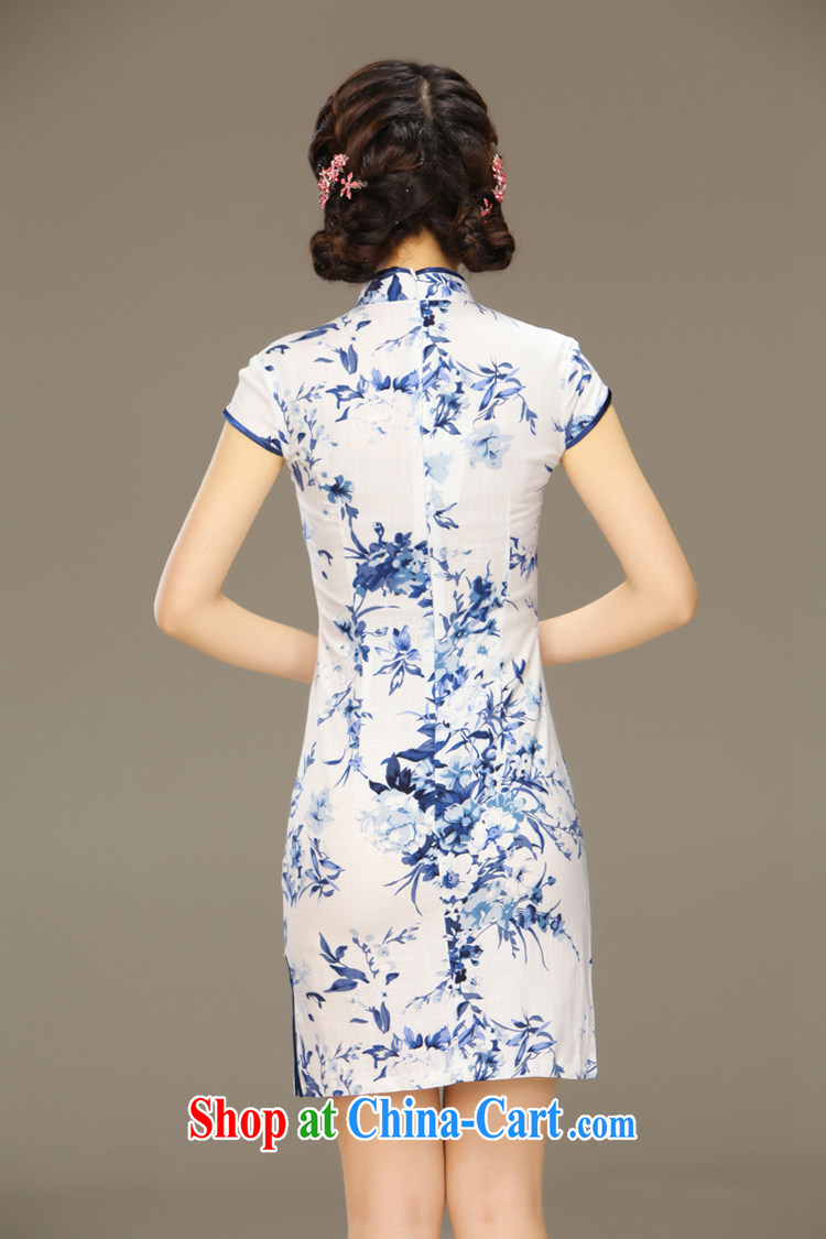 Slim li know smoke sponsors summer New Beauty antique porcelain was qipao cotton Ma improved stylish summer day dresses QLZ Q 15 6029 tobacco sponsors XXL pictures, price, brand platters! Elections are good character, the national distribution, so why buy now enjoy more preferential! Health