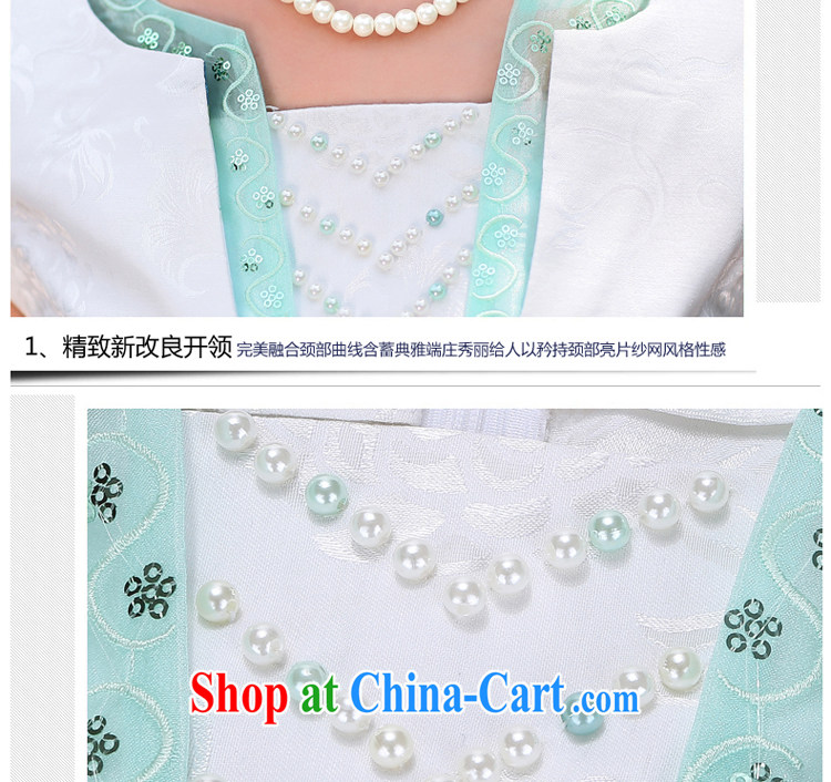 Jin Bai Lai-improved cheongsam dress summer 2015 decorated in a video thin short-sleeved dresses retro style large, new Chinese green 4XL pictures, price, brand platters! Elections are good character, the national distribution, so why buy now enjoy more preferential! Health