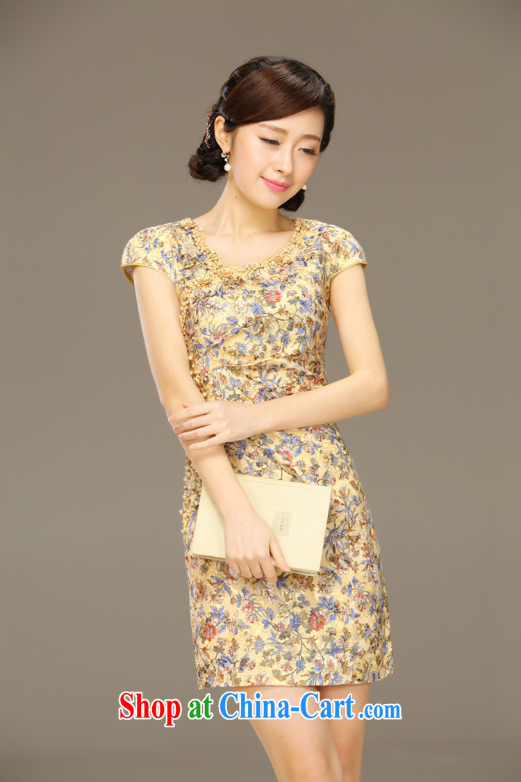 Slim li know 玹. China wind stamp cheongsam dress 2015 summer new retro cheongsam dress 15 QLZ Q 玹 6033. XXL pictures, price, brand platters! Elections are good character, the national distribution, so why buy now enjoy more preferential! Health
