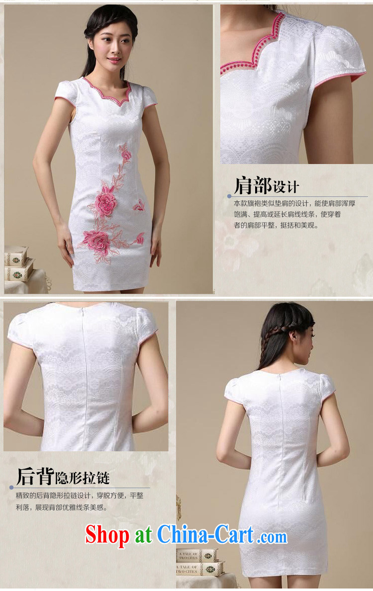 According to her, 2015 summer new female Korean fashion dresses embroidery Peony retro short sleeved dresses, long, girls who dress Blue on white flower L pictures, price, brand platters! Elections are good character, the national distribution, so why buy now enjoy more preferential! Health