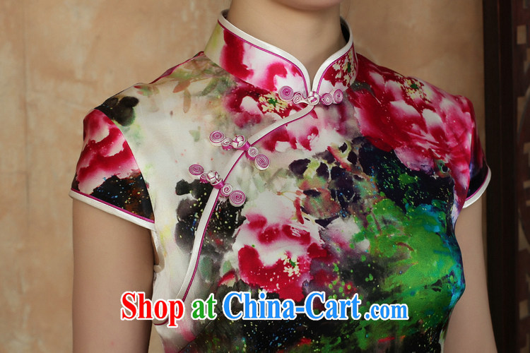 The Jessup, new summer Women's clothes and elegant beauty manual tray snaps, stamp duty for short-sleeved dresses cheongsam as shown XXXL pictures, price, brand platters! Elections are good character, the national distribution, so why buy now enjoy more preferential! Health