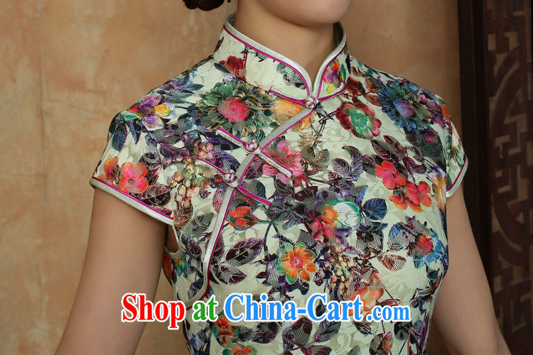 The Jessup, new summer Women's clothes stamp beauty and elegance for manual for short-sleeved dresses cheongsam as shown XXL pictures, price, brand platters! Elections are good character, the national distribution, so why buy now enjoy more preferential! Health