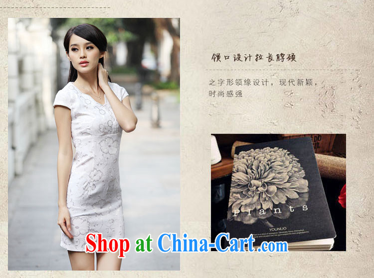 Golden Harvest, snow 2015 summer new chinese daily retro cheongsam dress Female Light apricot XL pictures, price, brand platters! Elections are good character, the national distribution, so why buy now enjoy more preferential! Health
