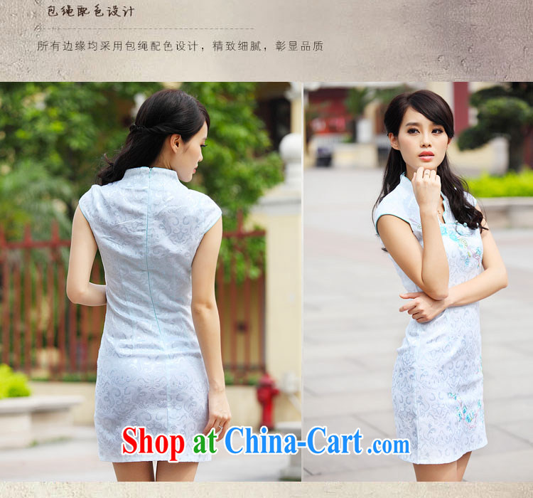 Golden Harvest, snow summer 2015 new stylish short retro stamp beauty cheongsam dress skirt pink XL pictures, price, brand platters! Elections are good character, the national distribution, so why buy now enjoy more preferential! Health