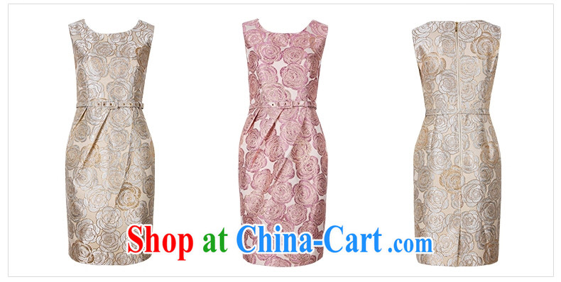 Golden Harvest, snow 2015 summer New Female European site upscale jacquard package and sleeveless dresses dress skirt apricot XXL pictures, price, brand platters! Elections are good character, the national distribution, so why buy now enjoy more preferential! Health