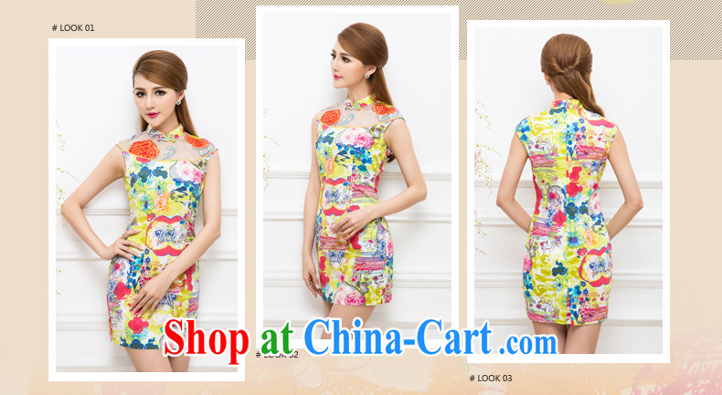 The Tang dynasty summer 2015 retro style beauty embroidered short sleeves improved short cheongsam dress girls dresses TXF 41,249 white orange abstract figure XXL pictures, price, brand platters! Elections are good character, the national distribution, so why buy now enjoy more preferential! Health