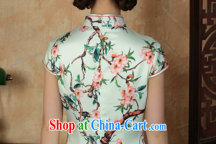 The Jessup, new summer Women's clothes stamp lady elegance, for manual for short-sleeved dresses cheongsam pink XXL pictures, price, brand platters! Elections are good character, the national distribution, so why buy now enjoy more preferential! Health