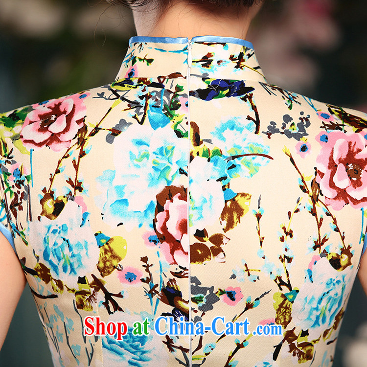 5 AND THE 2015 spring and summer new, improved cheongsam stylish beauty Art Nouveau 100 scored a short cheongsam dress high-end original WGT 306 photo color XXL pictures, price, brand platters! Elections are good character, the national distribution, so why buy now enjoy more preferential! Health