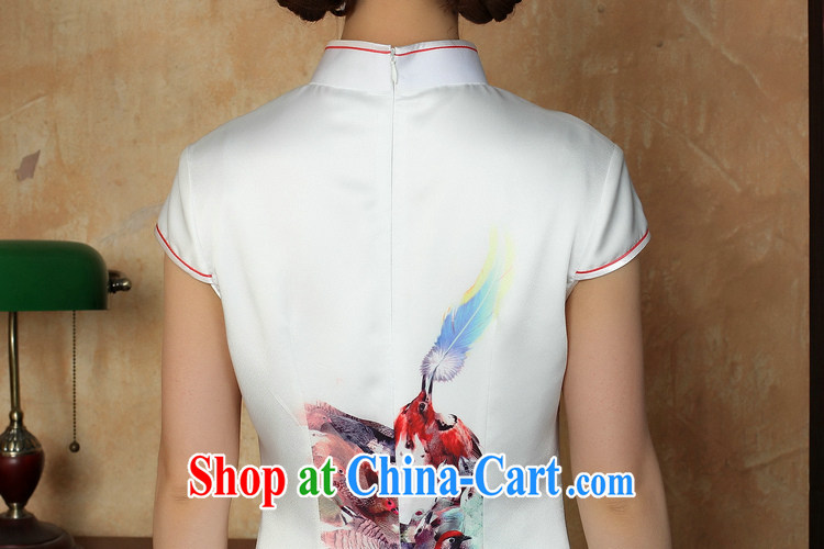 The Jessup, new summer Women's clothes, stamp duty for manual for short-sleeved dresses qipao Y 5129 small Phoenix white XXL pictures, price, brand platters! Elections are good character, the national distribution, so why buy now enjoy more preferential! Health