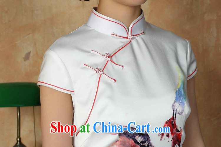 The Jessup, new summer Women's clothes, stamp duty for manual for short-sleeved dresses qipao Y 5129 small Phoenix white XXL pictures, price, brand platters! Elections are good character, the national distribution, so why buy now enjoy more preferential! Health