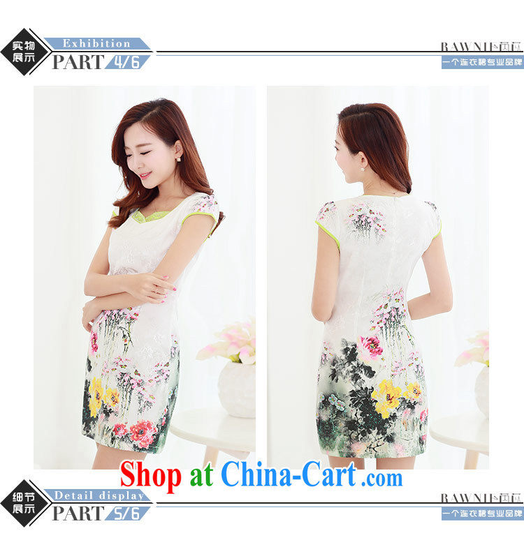 Rawnie/close by summer 2015 improved stylish short-sleeved qipao gradient Lady Jane parties for goods short Lotus XXL pictures, price, brand platters! Elections are good character, the national distribution, so why buy now enjoy more preferential! Health