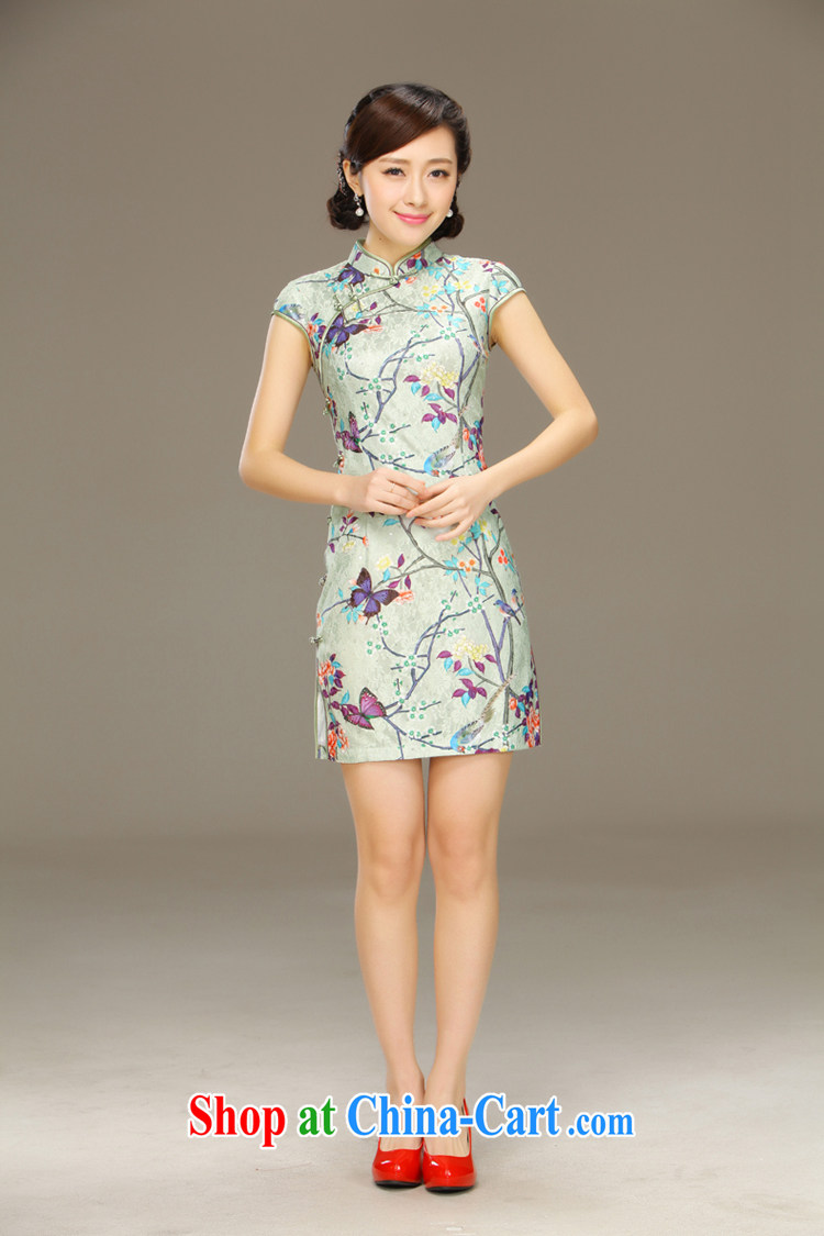 Slim li know Butterfly in summer 2015 new stylish dresses girls retro lace short-sleeved beauty package and cheongsam dress QLZ Q 15 6045 butterfly by - Jade toner XXL pictures, price, brand platters! Elections are good character, the national distribution, so why buy now enjoy more preferential! Health